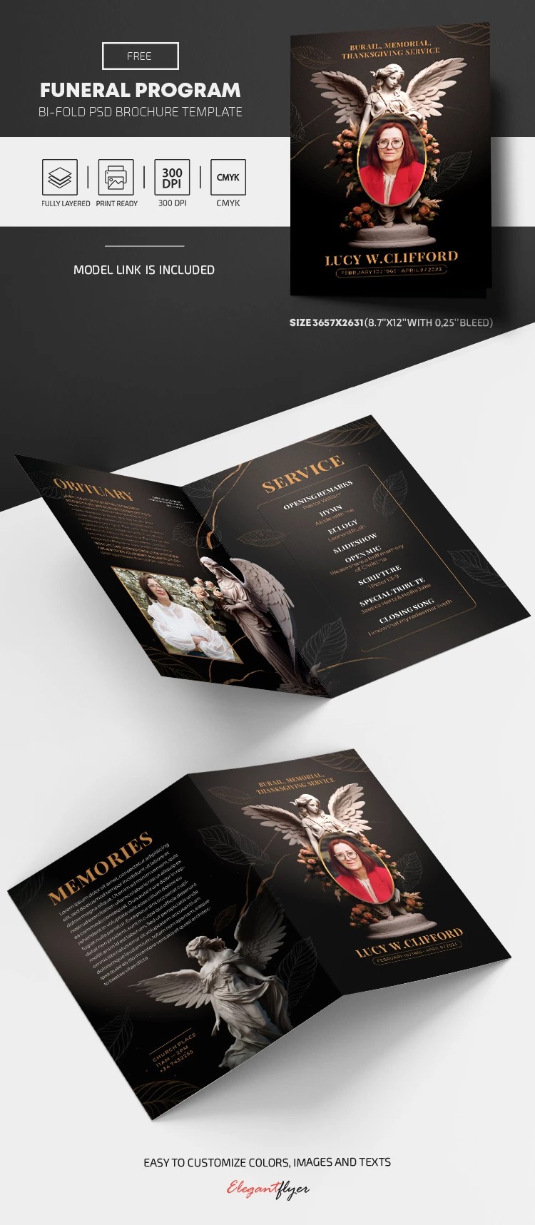 Memorial Program - Lucy Clifford