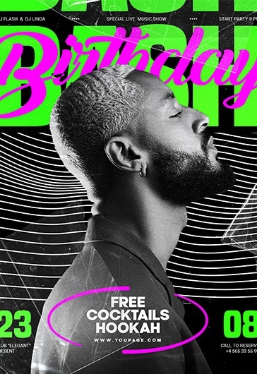 Birthday Party Flyer