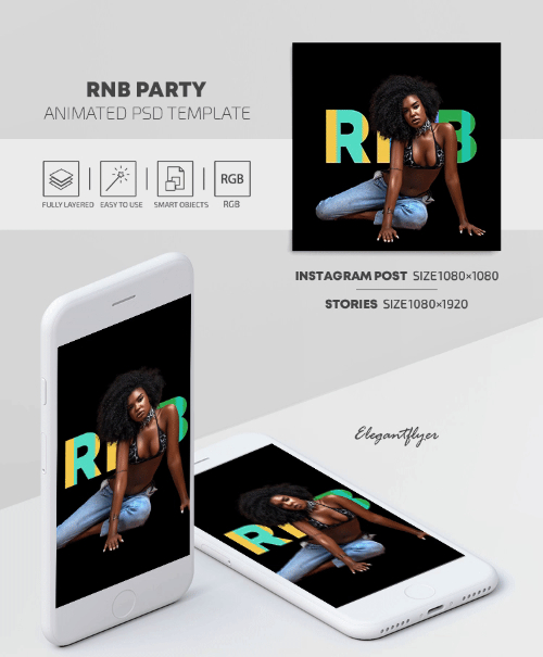 RnB Party Social Media Template
