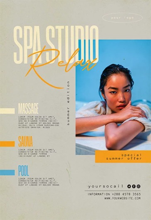 Spa Studio Menu
